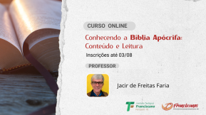 Inscrições abertas para o curso “Conhecendo a Bíblia Apócrifa: Conteúdo e Leitura”