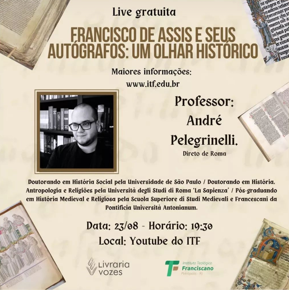 Live - Francisco de Assis e seus Autógrafos: Um Olhar Histórico
